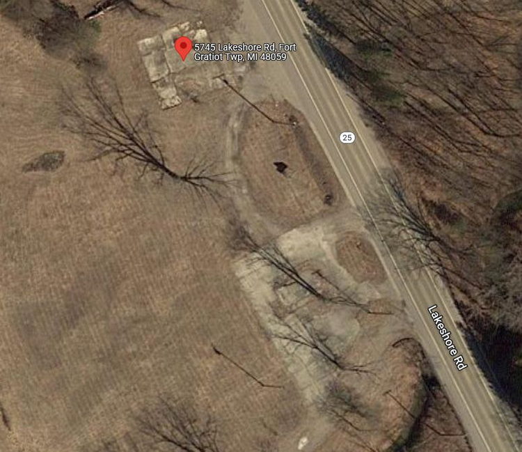 Lakeshore Putt-Putt Golf - 2022 Aerial - Foundations Can Be Seen (newer photo)